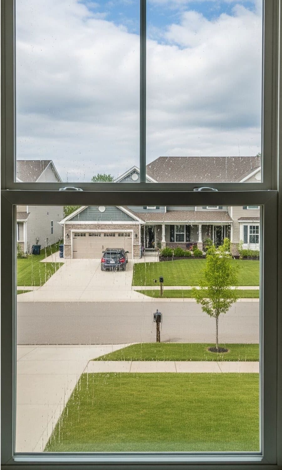 Window 8 before and after cleaning